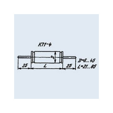 К71-4 0.33 мкф 250 в